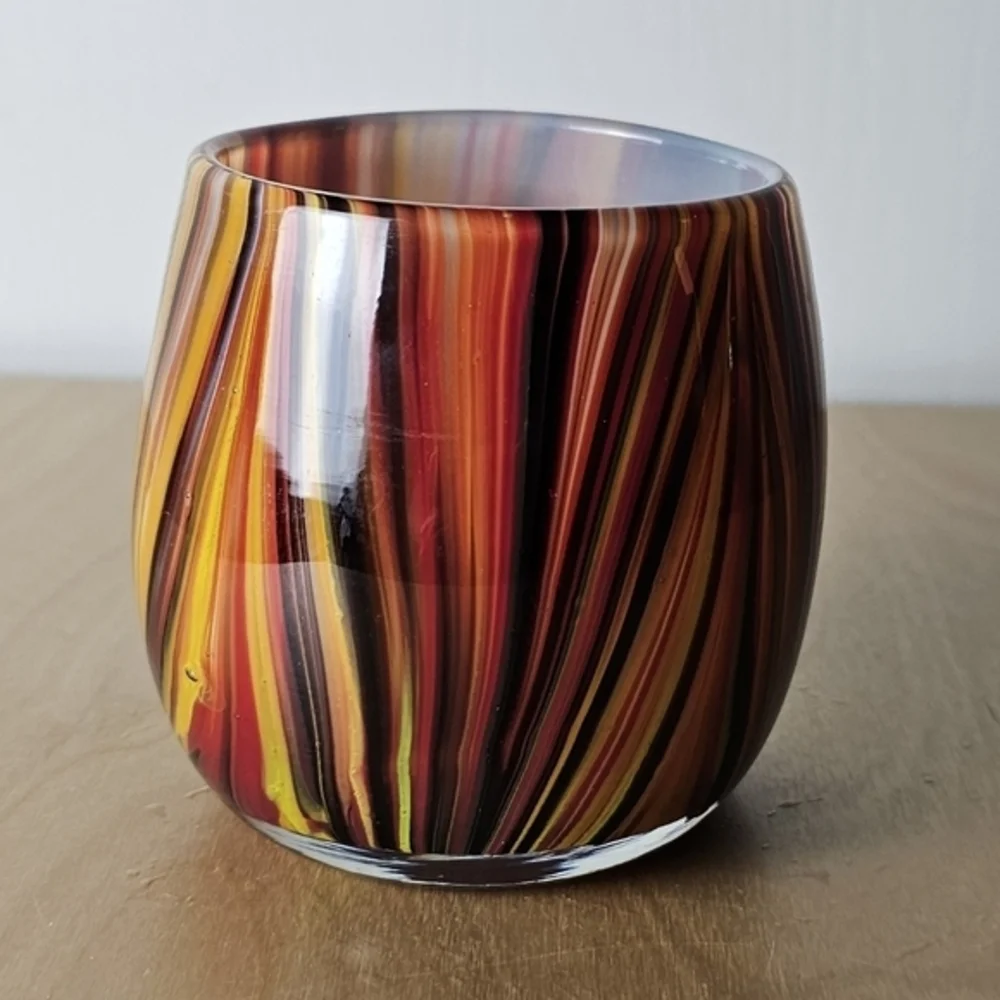 Vintage Mizzoni Multi Colored Candle Holder - Picture 1 of 6
